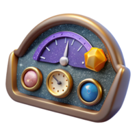 wonderful rustic Retro Car Dashboard Gauges Visible Cutout Element original png