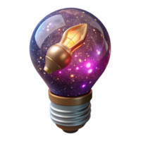 stunning artistic Retro Light Bulb Filament Visible Cutout original png