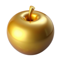 acclaimed elegant Golden Apple of Discord. NO BACKGROUND with Transparent Background. genuine png