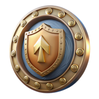 dazzling classic Golden Apple of Discord. NO BACKGROUND with Transparent Background. sharp png