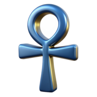 alluring signature Ankh, Egyptian symbol of life. NO BACKGROUND with Transparent Background. png