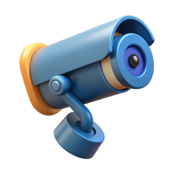 drammatico astratto sicurezza telecamera con movimento rivelazione no sfondo con trasparente sfondo. autentico png