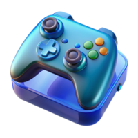 distinctive renaissance Gaming console with controller NO BACKGROUND with Transparent Background. sharp png