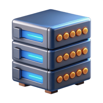 enchanting dynamic modern Server rack with blinking lights NO BACKGROUND with Transparent Background. masterfully captured png