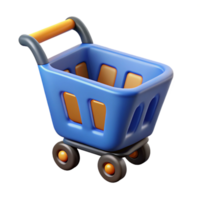 captivating creative E-commerce shopping cart icon NO BACKGROUND with Transparent Background. precision png