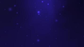 Blue background with bright particles floating softly Suitable for abstract backgrounds digital art web design and technology concepts video
