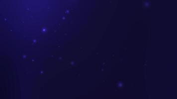 Dark blue background with faint glowing particles animation suitable for abstract designs technology concepts virtual reality and futuristic presentations video