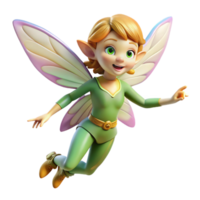 bold splendid A playful pixie with shimmering wings. NO BACKGROUND with Transparent Background. luxury png