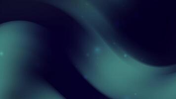 Solid dark blue teal wave background with light sparkles suitable for website banner social media graphics or abstract design projects video