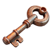 dazzling calm rustic An antique skeleton key, ornate and rusted. NO BACKGROUND with Transparent Background. sharp png
