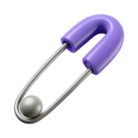 beautiful remarkable A single safety pin, closed. NO BACKGROUND with Transparent Background. png