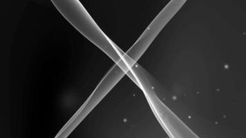 Abstract lines white flowing create elegant curves on a dark black white gradient background Suitable for graphic design abstract art background designs elegant themes video