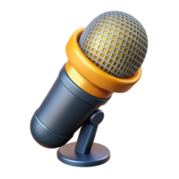 notable nordic A microphone, studio quality, NO BACKGROUND with Transparent Background. museum quality png
