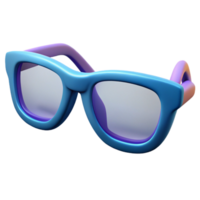 remarkable tropical A pair of eyeglasses, modern and stylish, NO BACKGROUND with Transparent Background. detailed png
