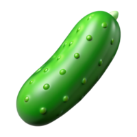 acclaimed victorian One green cucumber NO BACKGROUND with Transparent Background. impeccable png