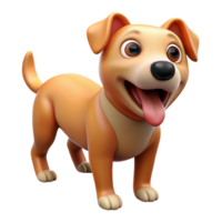 alluring celebrated Dog, panting, happy expression, NO BACKGROUND with Transparent Background. png