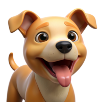 alluring intense contemporary Dog, panting, happy expression, NO BACKGROUND with Transparent Background. 8K png