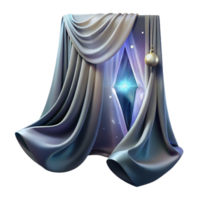 stunning artistic Soft Light Through Sheer Curtain Transparent Background high quality png