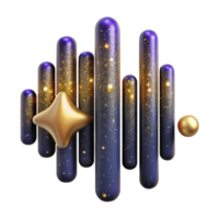 magnificent modern Sound Wave Pattern and Equalizer Bars Isolated Transparent Background high resolution png