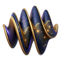 dramatic classic Sound Wave Pattern Isolated with Dynamic Shape Transparent Background detailed png