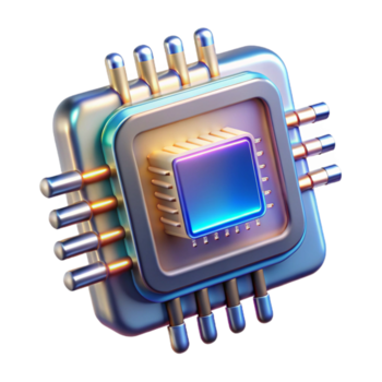 ambita creativo cyberpunk dati patata fritta, raggiante circuiti, intricato disegno, metallico involucro no sfondo con trasparente sfondo. magistralmente catturato png