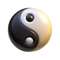 dazzling standout Yin Yang symbol, Taoism, balance, NO BACKGROUND with Transparent Background. png