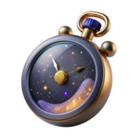 elegant traditional Stopwatch with Lap Timer Display Isolated Element genuine png