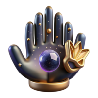 serene modern Symbolic Hand Gesture Iconography Transparent Background genuine png