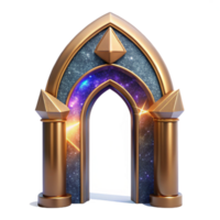 serene rustic Symmetrical Archway Architectural Feature Transparent Background high resolution png