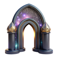 extraordinary artistic Symmetrical Archway Architectural Feature Transparent Background professional png