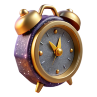 impressive creative Vintage Clock 3d Model Front Angle Isolated exclusive png