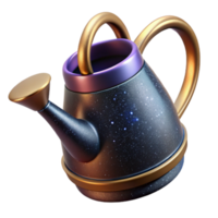 extraordinary artistic Watering Can with Spout and Shadow Cutout high resolution png