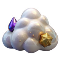 stunning abstract White Cloud Soft Lighting Transparent Element high quality png