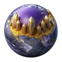 magnificent abstract World Map with Capital Cities Cutout premium png