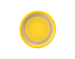 Yellow Golden Circle on Transparent Background png