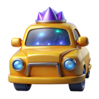 wonderful modern Yellow Taxi Cab Front View Isolated Element high quality png