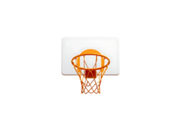 Basketball hoop and net png
