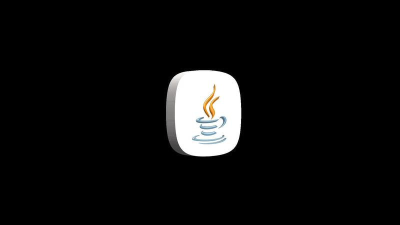 Java programming language 3d icon animation transparent background ...