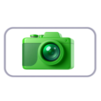 Green Digital Camera Icon png