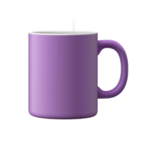 A purple candle in a stylish mug, perfect for creating a cozy atmosphere in any home or event. Ideal for relaxation, meditation, or as a decorative accessory. png