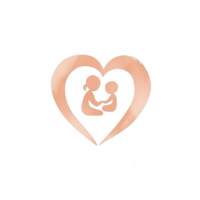 A warm illustration of two figures inside a heart shape, symbolizing love and connection. Perfect for conveying themes of affection, family, and unity. png