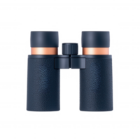 High-quality binoculars with a textured surface and stylish design, perfect for outdoor adventures and wildlife observation. Lightweight and durable for easy transport. png
