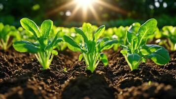 Organic fertilizer packs rest on a vibrant farm surrounded by lush greens and sunlight enhancing growth photo
