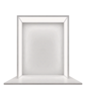 Modern Booth Design with White Background Display png