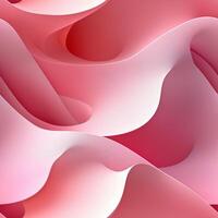 Abstract curved pink waves creating a flowing textured background photo