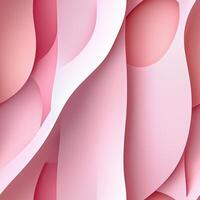 Abstract pink waves with soft curves and layered forms photo