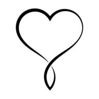 Heart Infinity Knot, Eternal Love and Connection Symbol vector