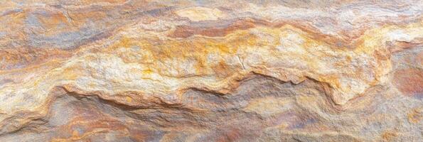 Natural rock pattern with earthy tones and unique geometric formations photo