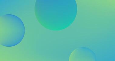 Gradient mesh abstract background with balls. Modern screen design for mobile app or web. vector