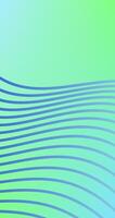 Abstract wavy lines background. illustration. Blue and green colors. vector
